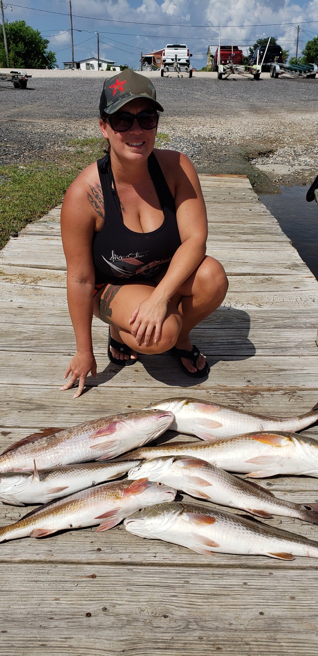 Find and Catch REDFISH on High tide.